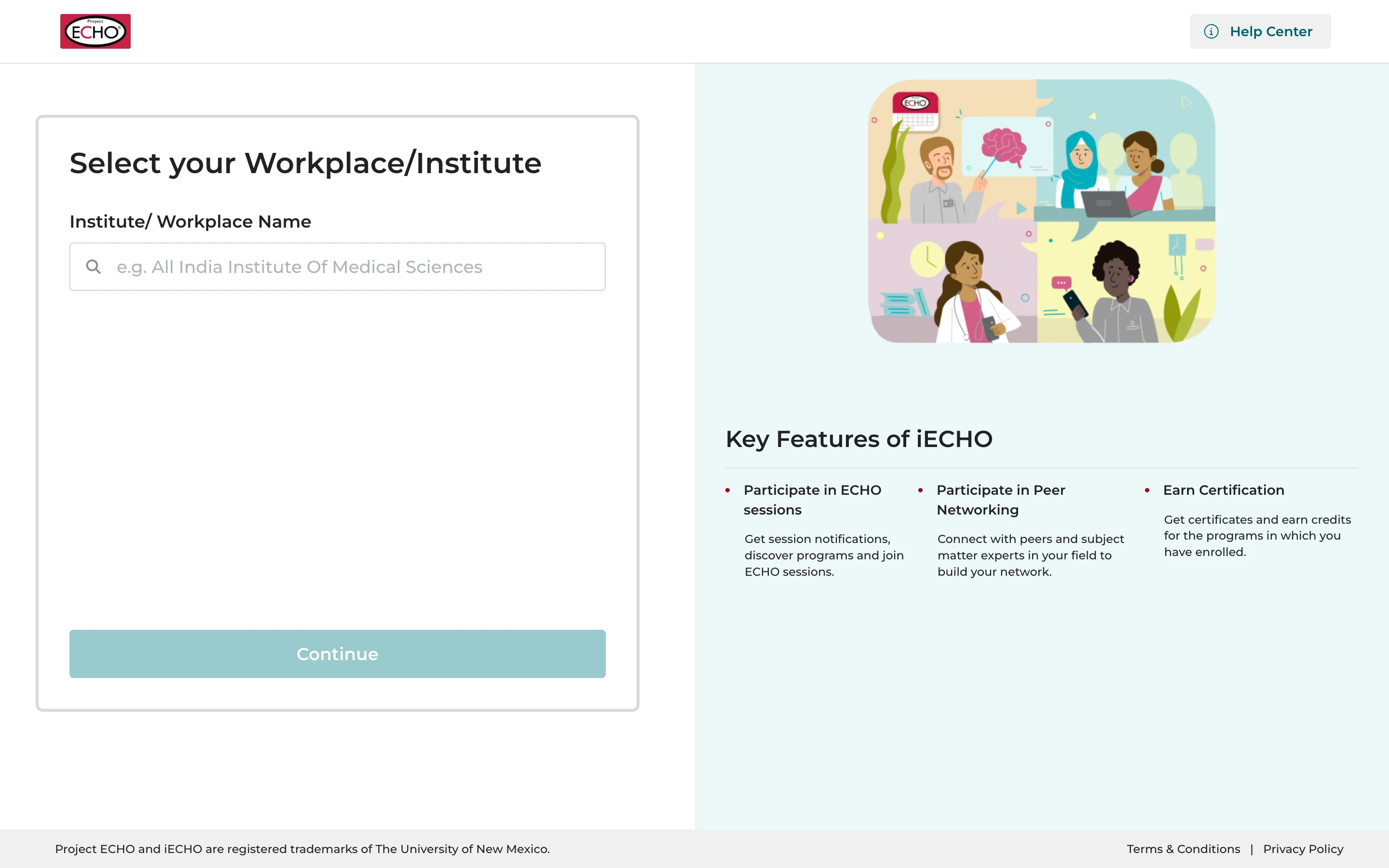 Searching for a workplace